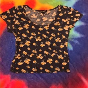 Floral crop top